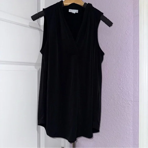 Black Charter Club Blouse - Petite Medium - Picture 1 of 3